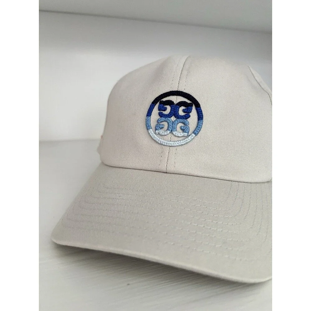 G/FORE Adult Circle G's Stretch Twill Chainstitch Snapback Golf Hat Pumice New